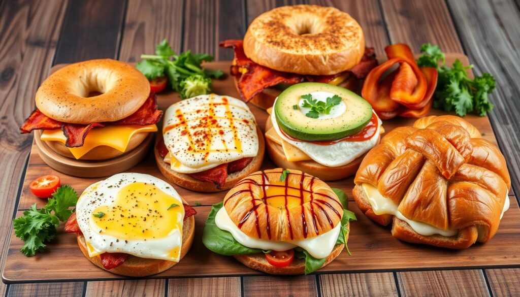 Bacon Egg and Cheese Sandwich Variations