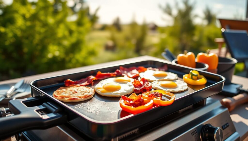 Blackstone Griddle Breakfast Cooking