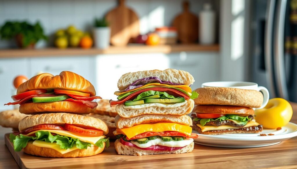 Breakfast Sandwich Varieties