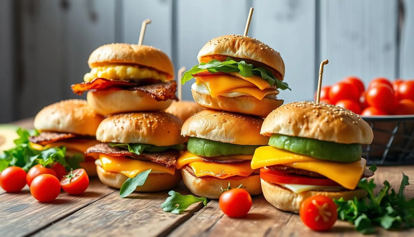 Breakfast sliders recipe