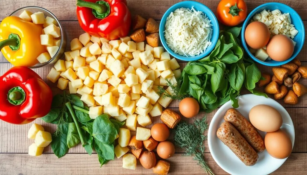 Gluten-Free Breakfast Casserole Ingredients Gluten-Free Breakfast Casserole Ingredients