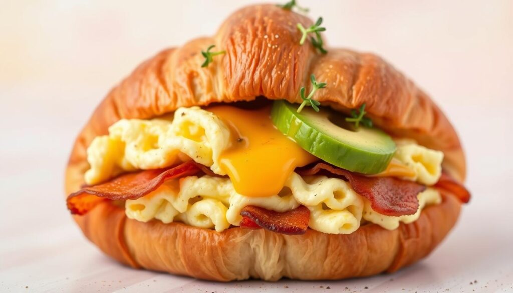 Gourmet Croissant Breakfast Sandwich