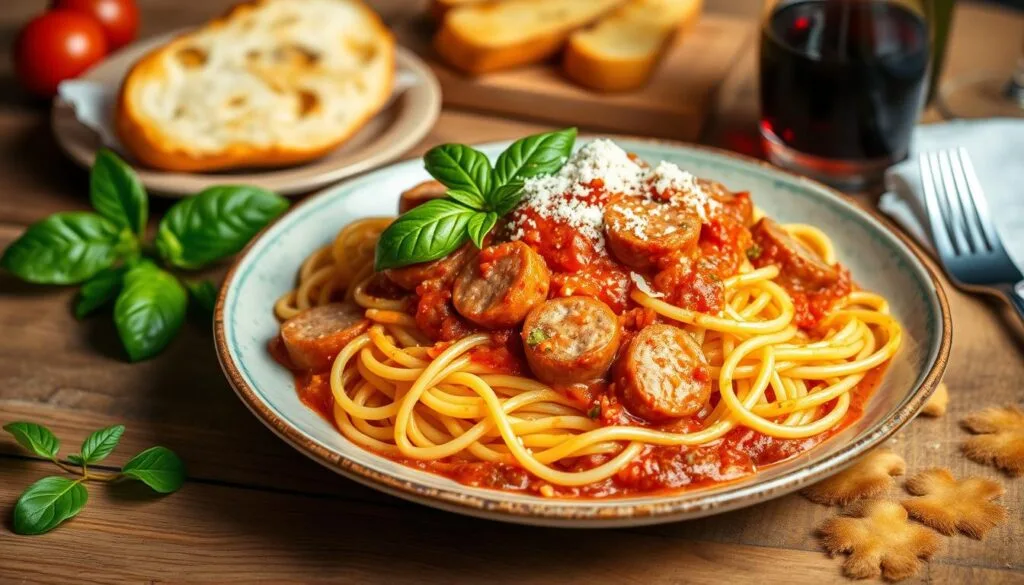 Italian Sausage Pasta Dish Italian Sausage Pasta Dish