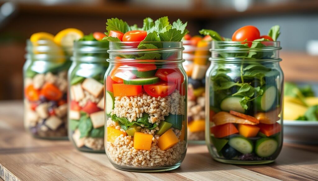 Mason Jar Meal Preparation