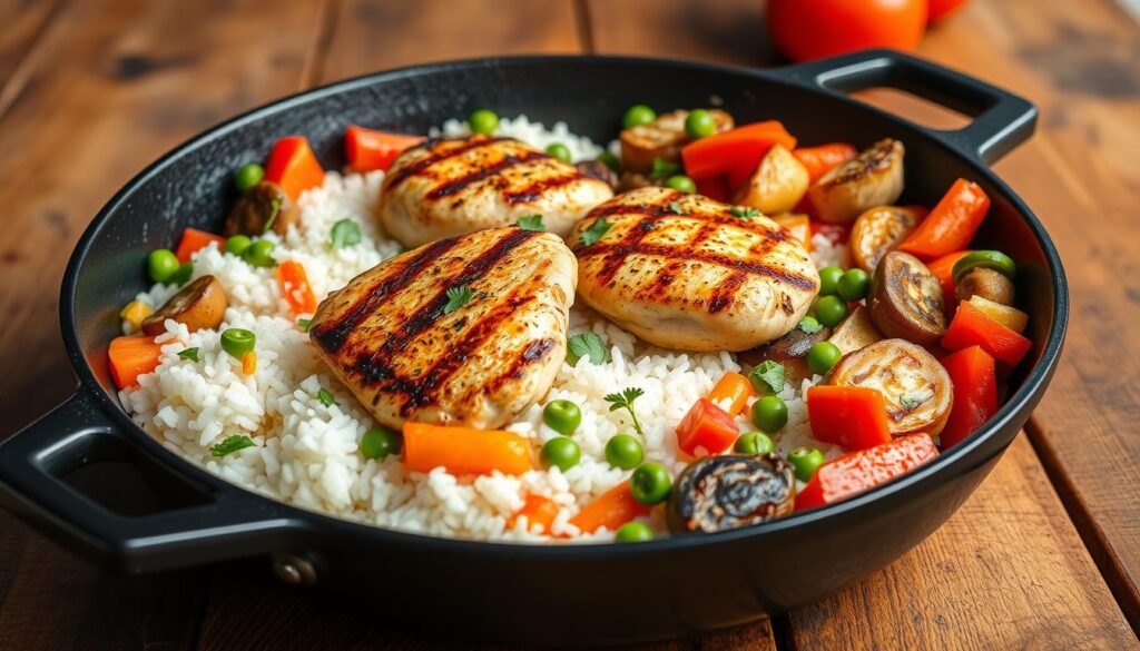 One-Pan Gluten Free Chicken and Rice Meal