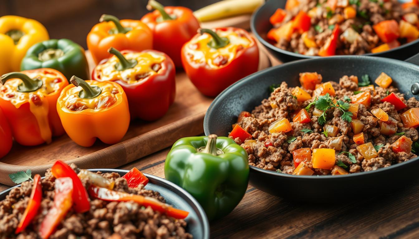 ground beef and bell pepper recipe