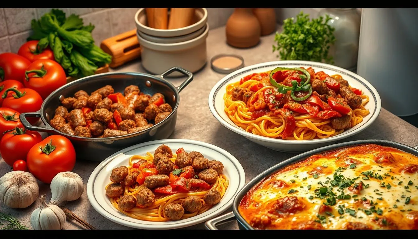 ground sausage recipes for dinner