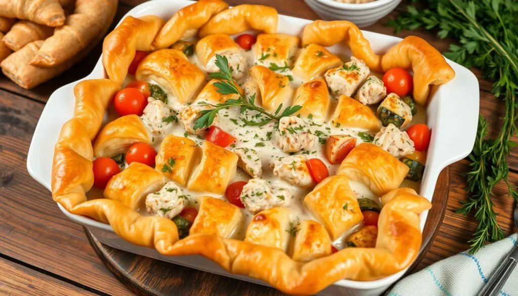 Crescent Roll Chicken Dinner Casserole Crescent Roll Chicken Dinner Casserole