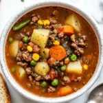 old fashioned vegetable beef soup recipe