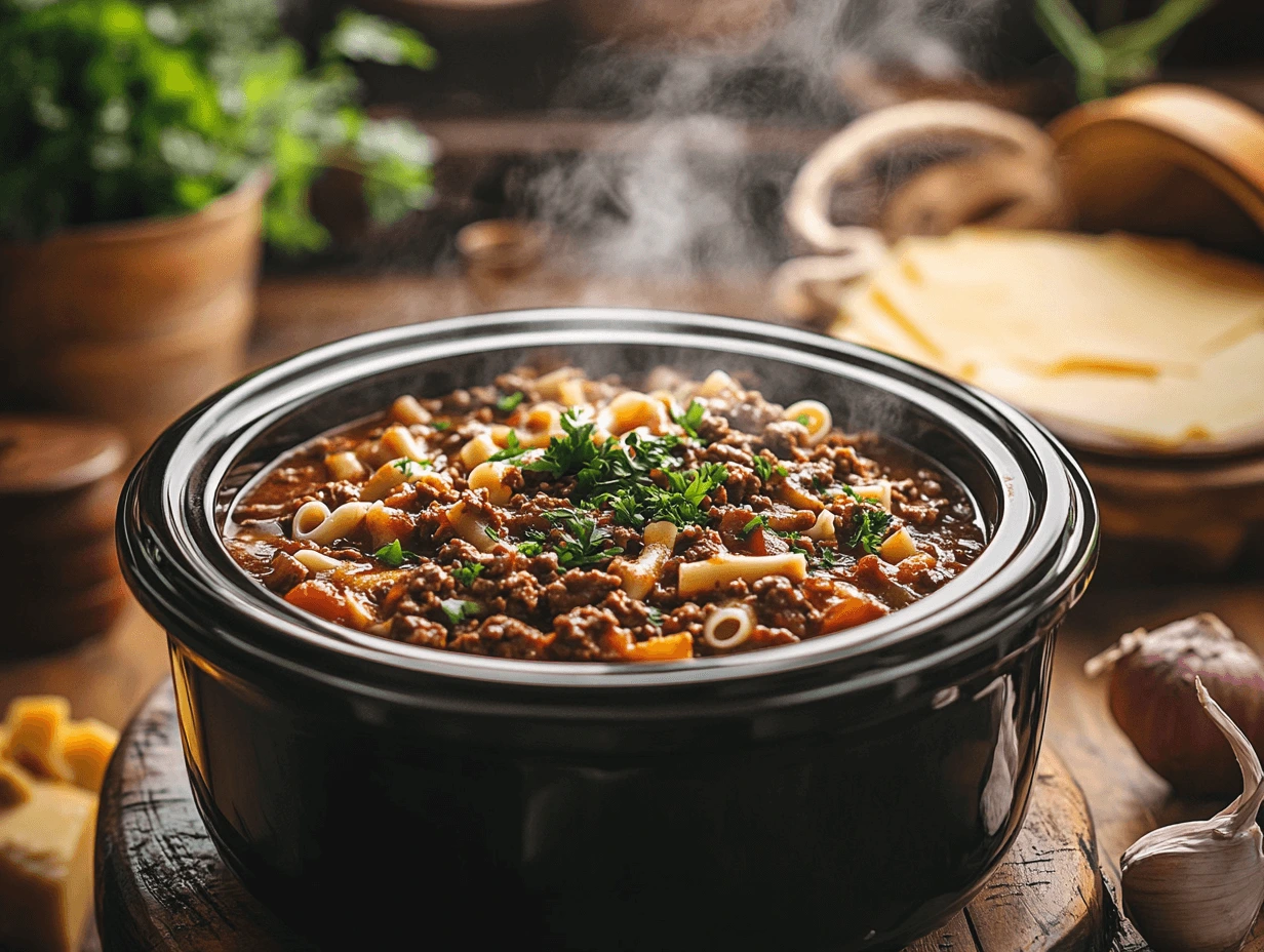 ground beef crockpot recipes